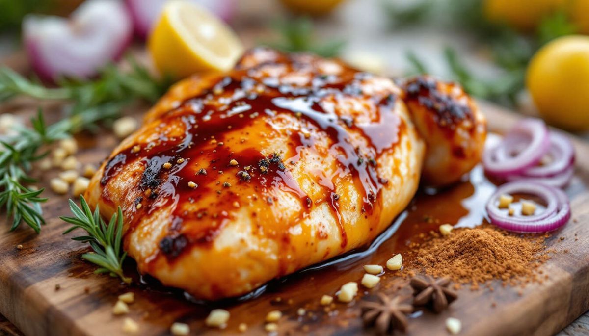 Marinade savoureuse pour poulet au barbecue