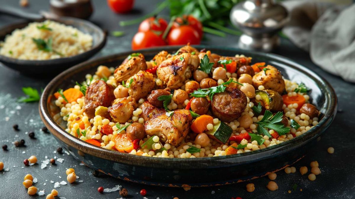 Le couscous au poulet et merguez : un délice à partager