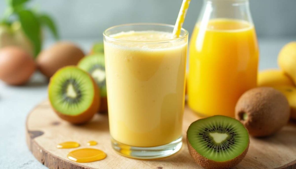 Découvrez la recette facile et vitaminée du smoothie kiwi-banane