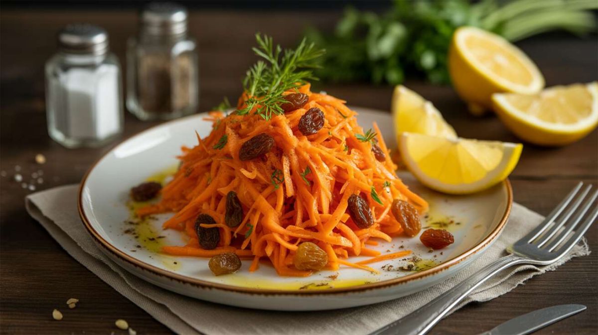 Une salade de carottes aux raisins pour allier légèreté et plaisir