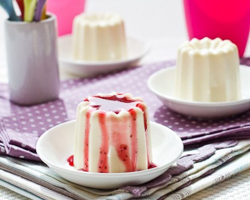 Panna Cotta au Chocolat blanc