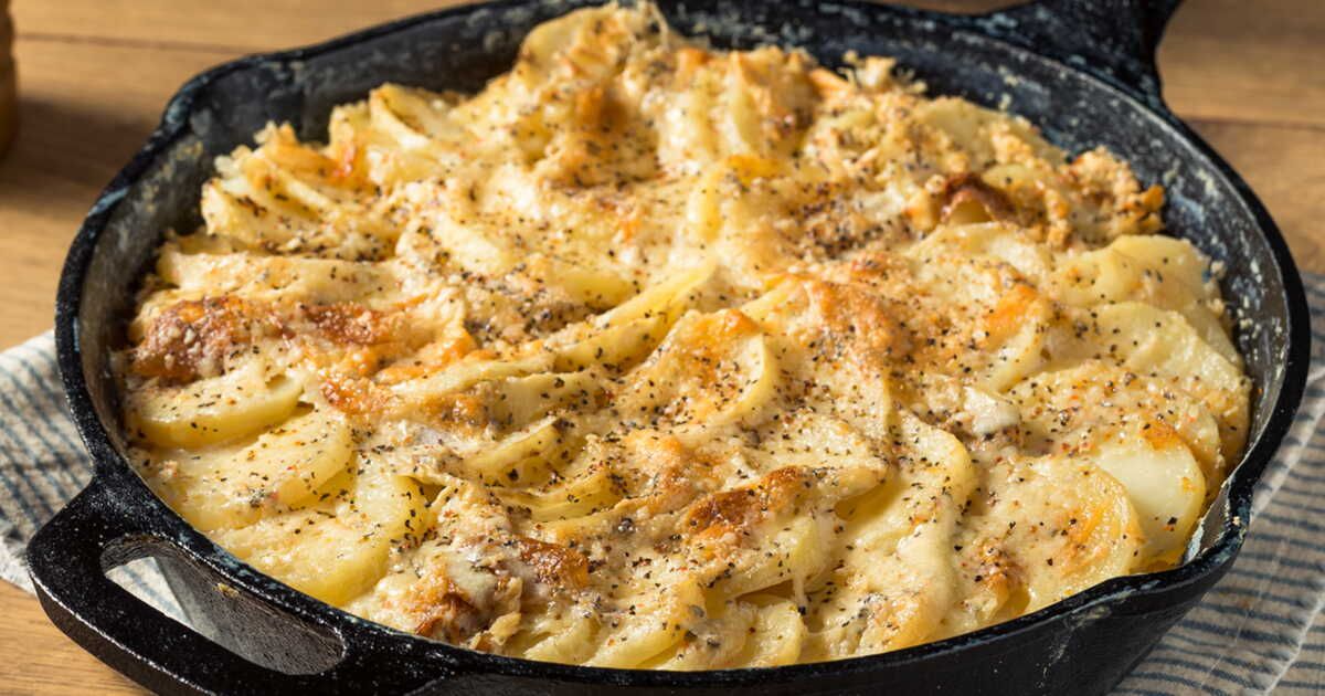 Un tian de pommes de terre et raclette pour un week-end chaleureux