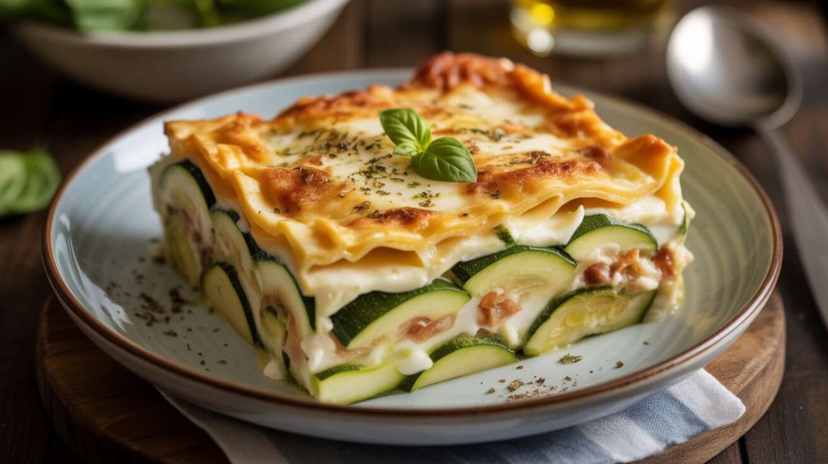 Lasagnes aux courgettes et fromage de chèvre : une délicieuse variation végétarienne