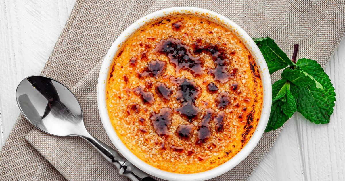 Une recette de crème brûlée légère pour vos envies sucrées