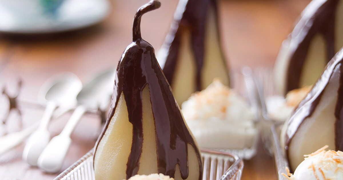 Poire coco-chocolat