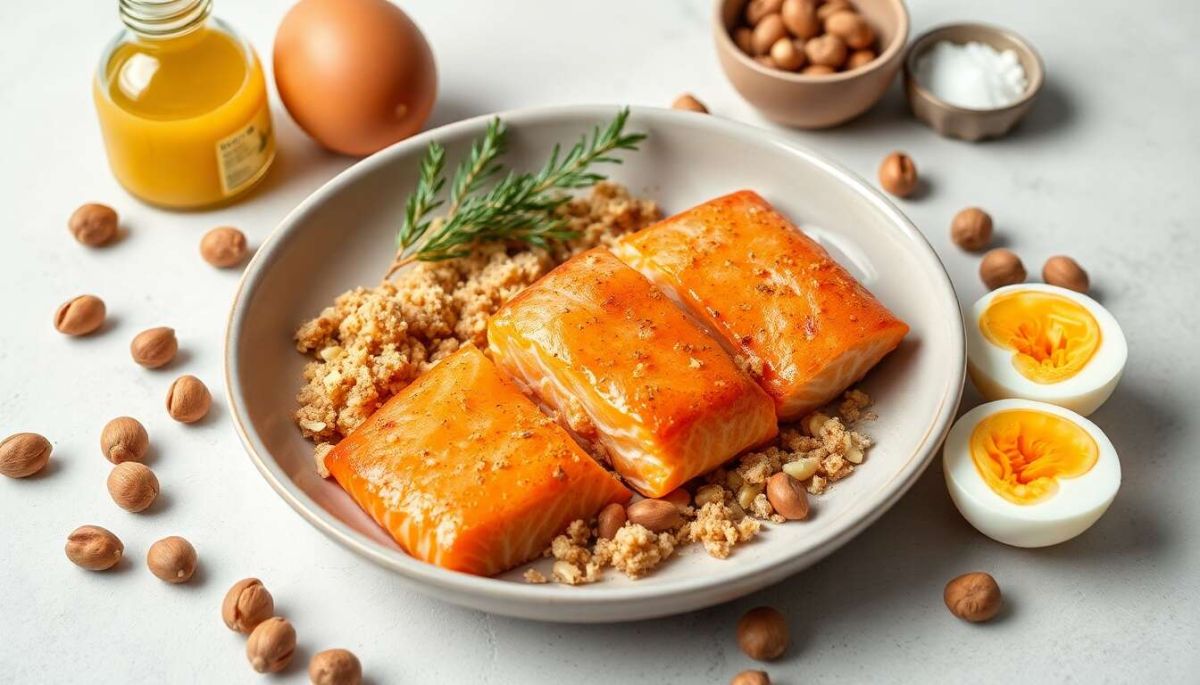 Saumon en croûte de noisettes : recette gourmande et facile