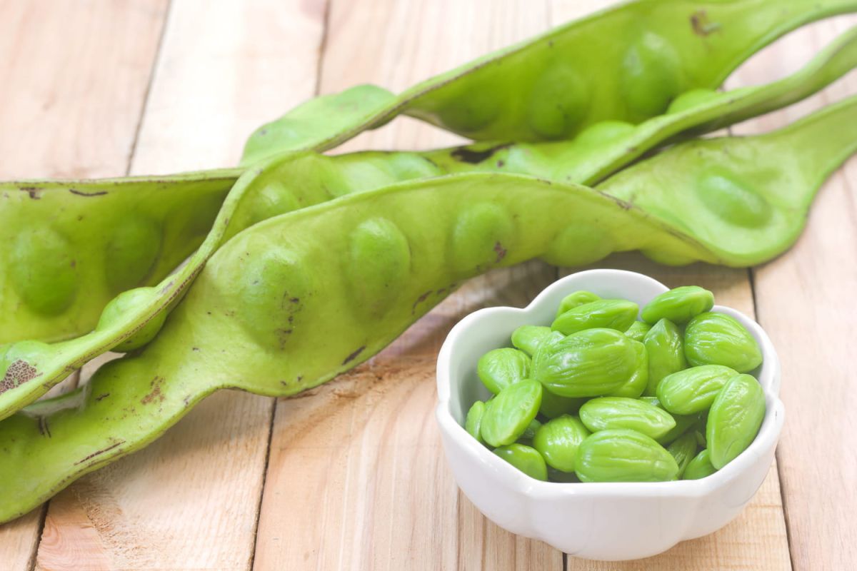 Un guacamole inédit avec les cosses de fèves proposé par Julie Andrieu