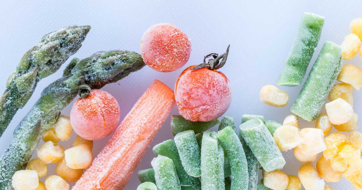 Les aliments sensibles à la congélation