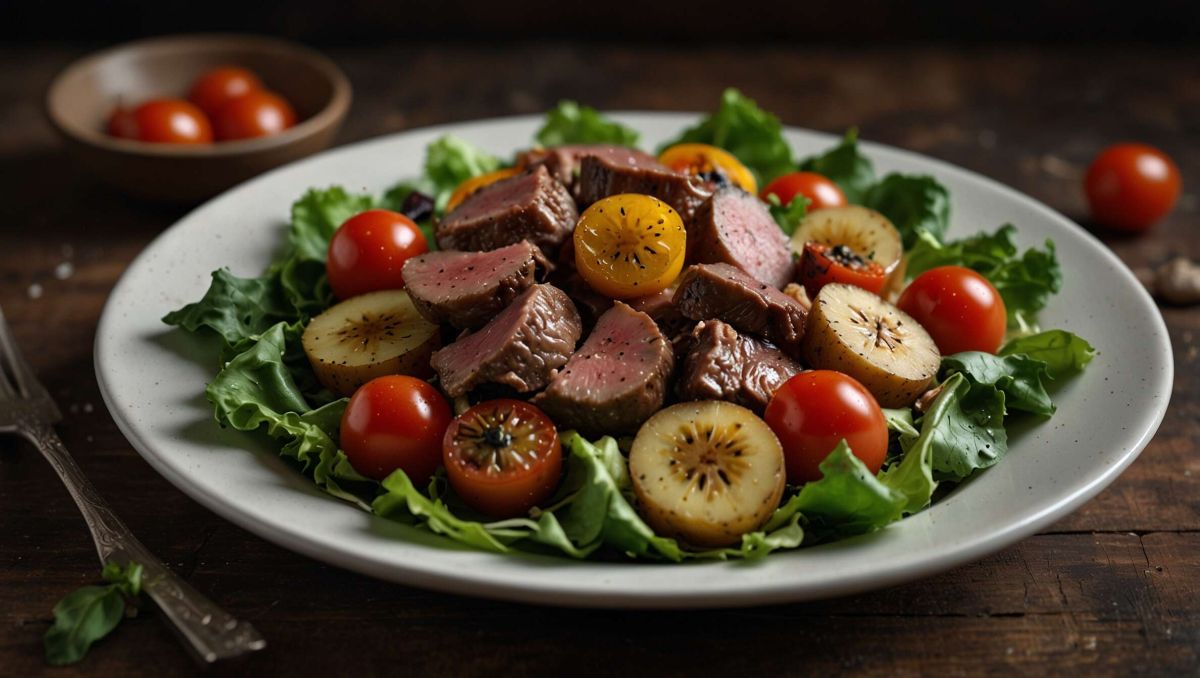 Savoureuse salade chaude aux gésiers, un délice du terroir à partager