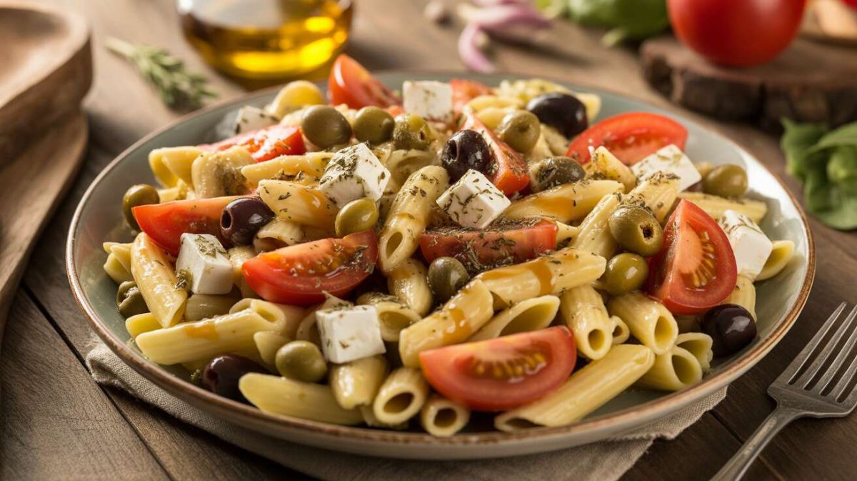 La recette ensoleillée de la salade de pâtes méditerranéenne pour vos repas entre amis