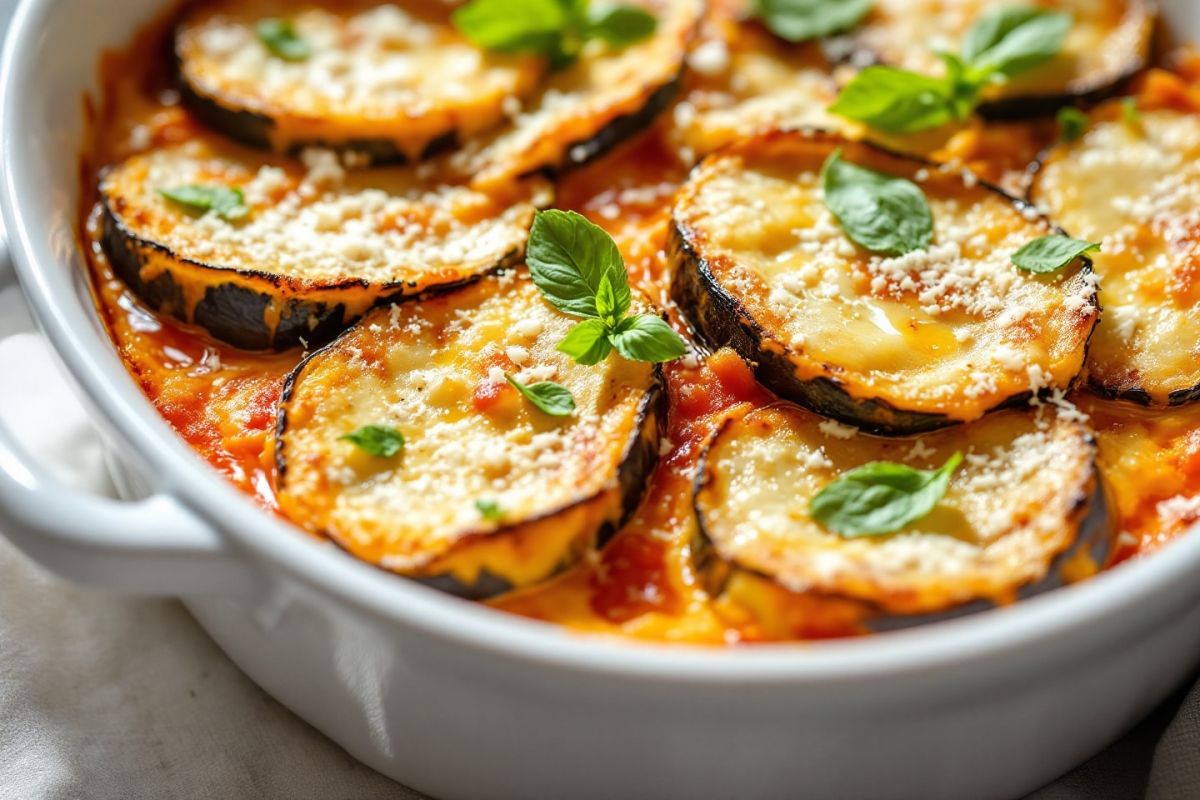 Un gratin d'aubergines léger pour des soirées ensoleillées