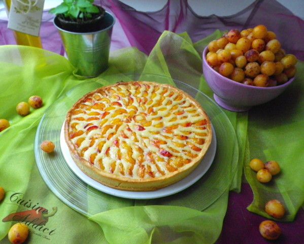 la tarte mirabelle et son parfum de romarin