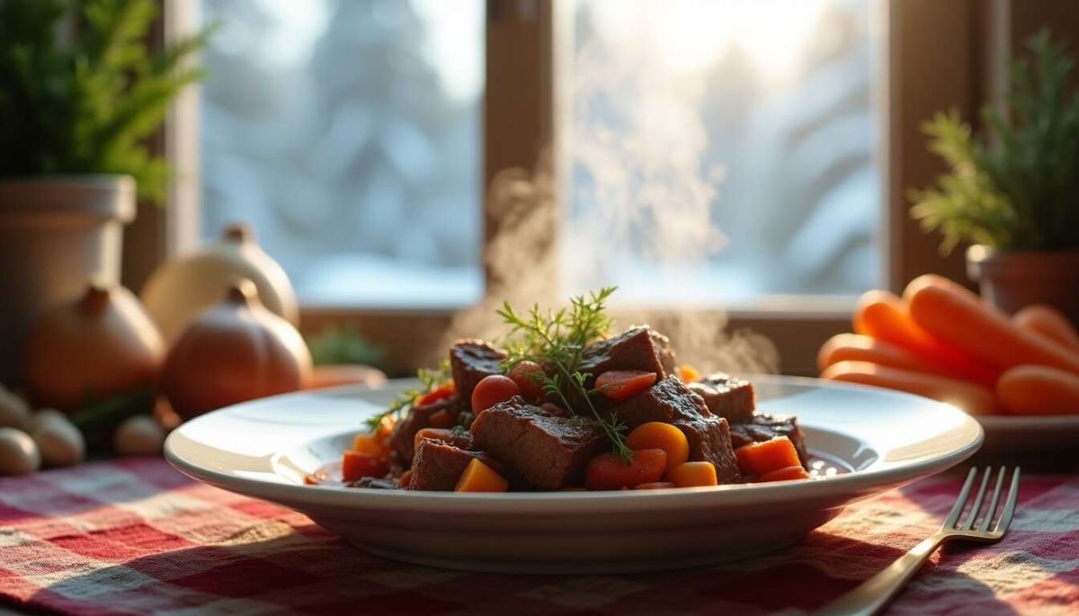 Savourez un bœuf bourguignon sans alcool, un délice à redécouvrir