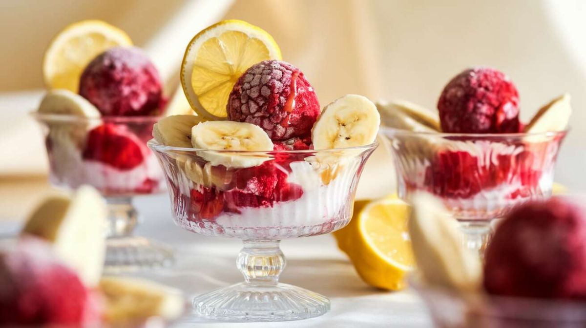 Un délice glacé : recette rapide de sorbet aux fruits de saison