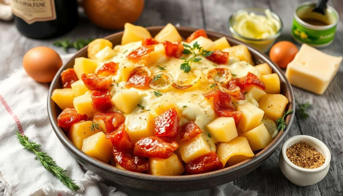 Une tartiflette sans vin blanc, un régal à découvrir