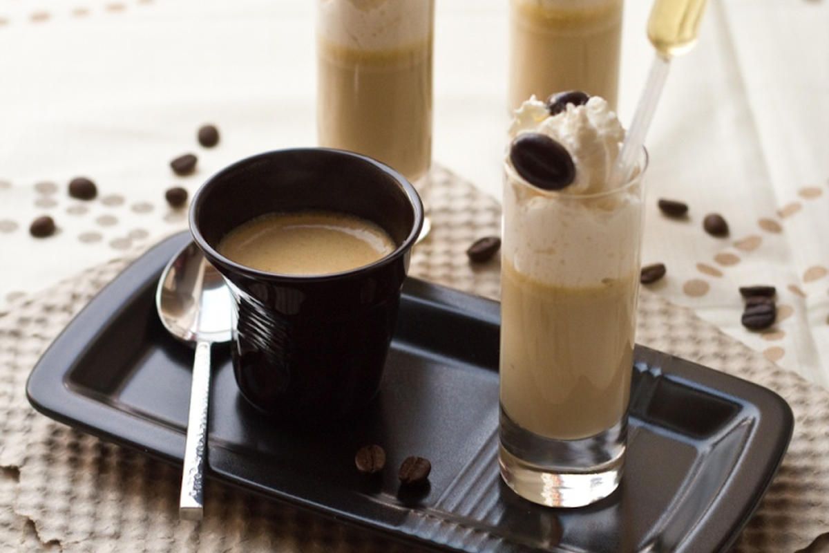 Verrines façon Irish Coffee