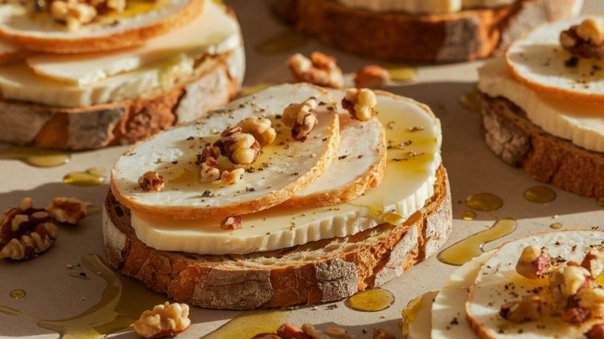 Tartines savoureuses au reblochon et rosette