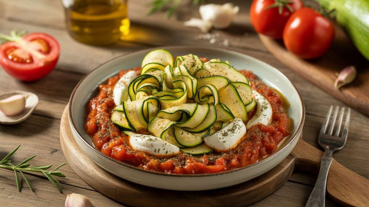 Une sauce courgette-tomate au fromage frais qui sublime vos plats