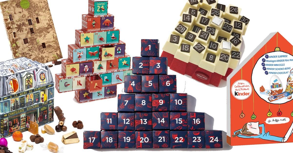 découvrez les calendriers de l'avent pour un noël savoureux