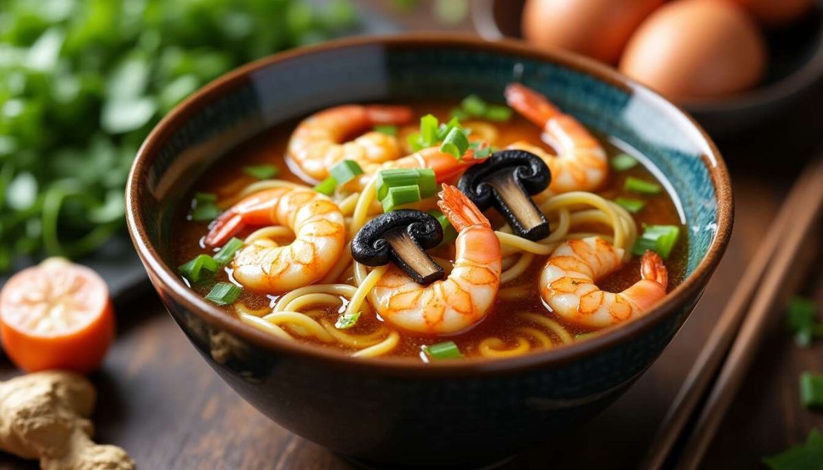 Une soupe chinoise aux crevettes qui fait voyager vos papilles