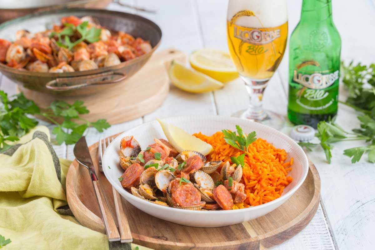 Cocotte terre/mer à la bière Licorne Bio