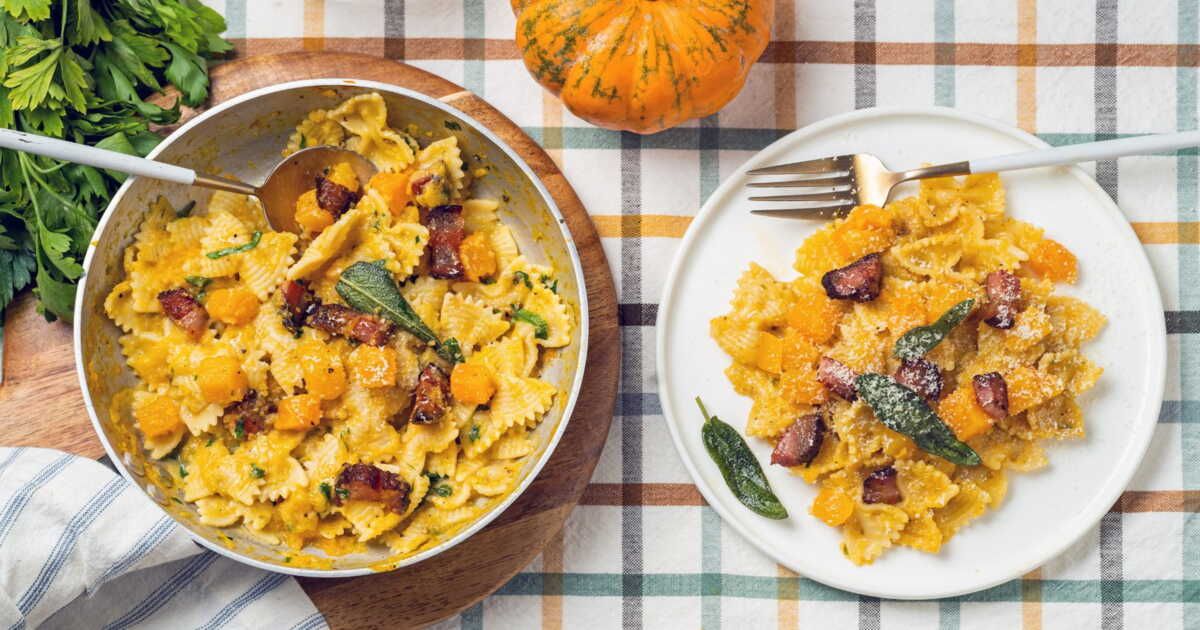 Savourez l'automne avec ce one pot pasta au potimarron