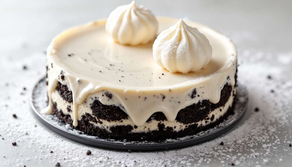 Un cheesecake au mascarpone et Oreo qui fait fondre les cœurs
