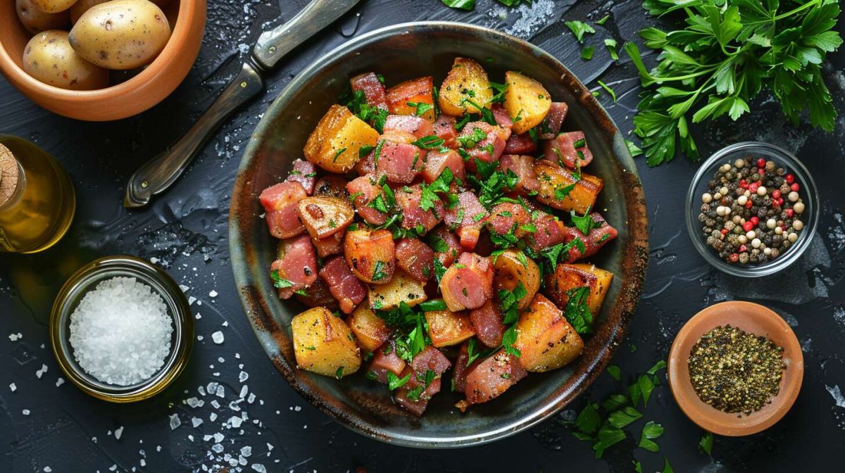 Voyage au cœur des saveurs ardennaises avec la salade au lard