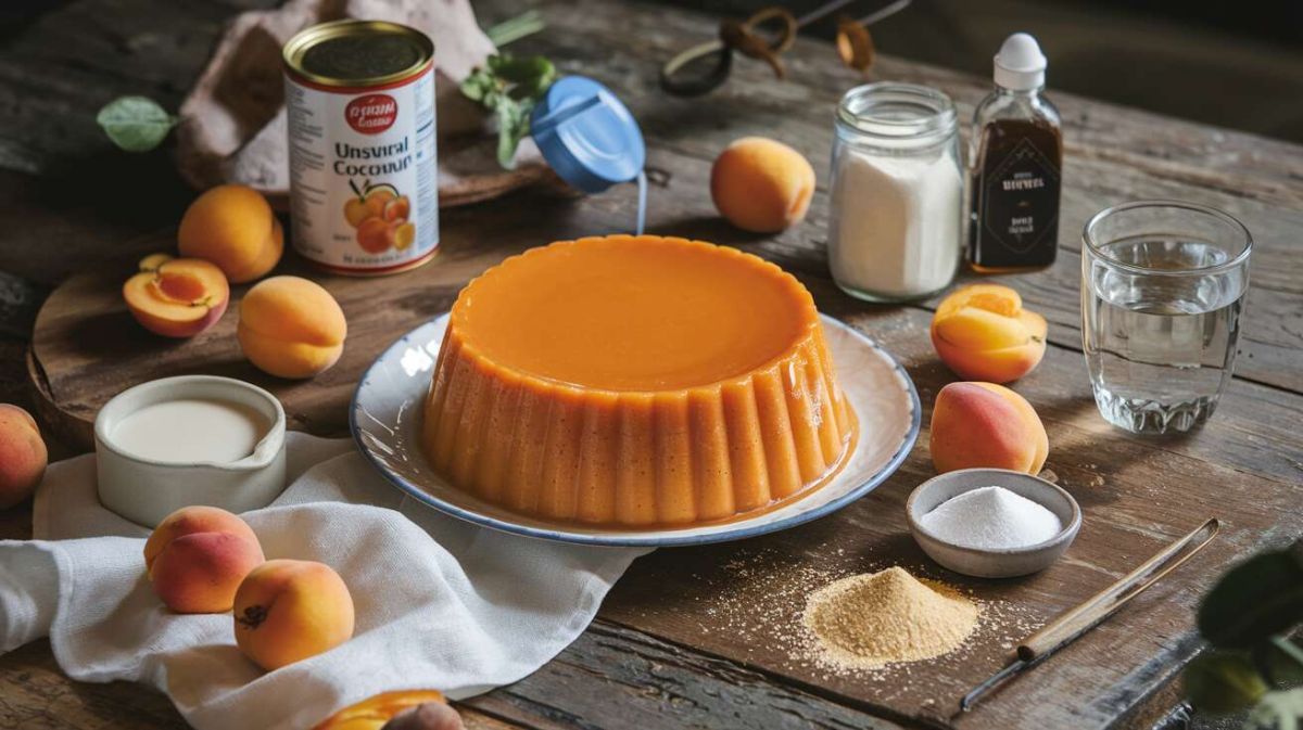 Un flan aux abricots moelleux et léger pour régaler vos convives