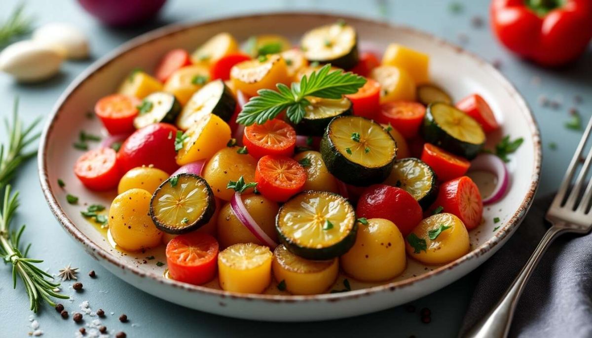 Découvrez la magie des légumes rôtis au Airfryer