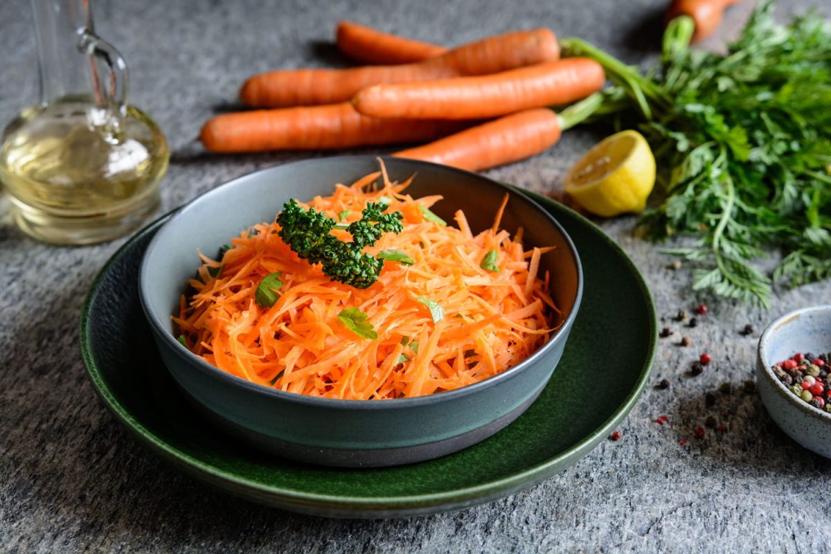 Découvrez la salade de carottes ensoleillée de Norbert Tarayre