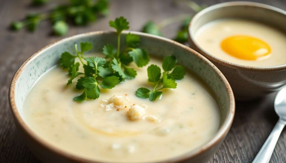 Soupe onctueuse au cresson et pommes de terre