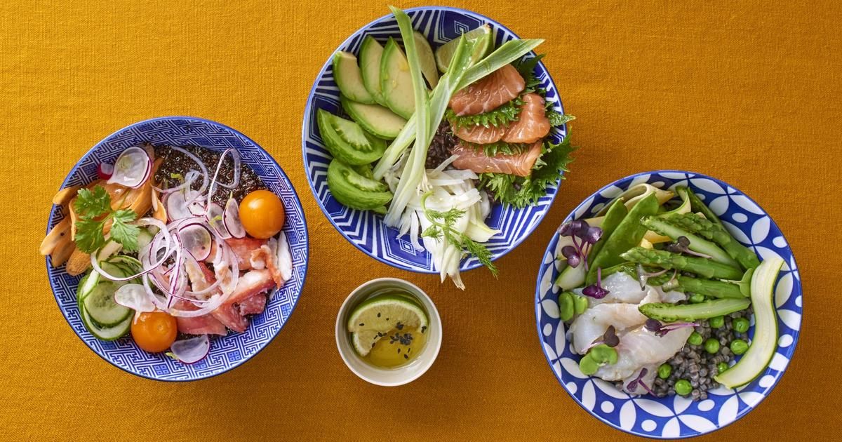 Poke bowls : la tendance hawaïenne qui fait sensation