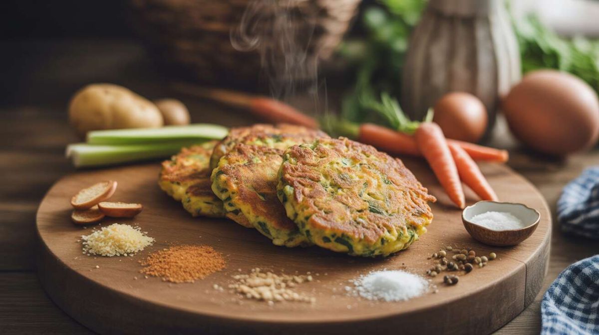 Galettes de légumes croustillantes : un délice rapide pour régaler les enfants
