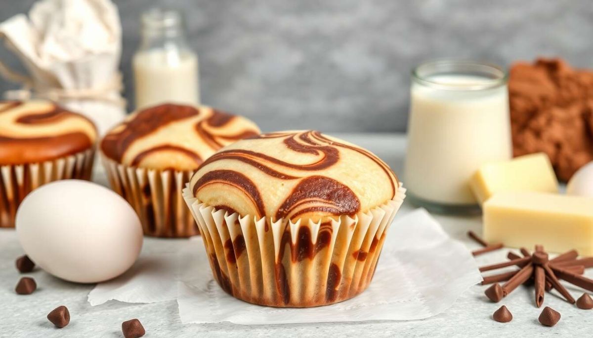 Muffins marbrés vanille chocolat : la recette douce et facile à réaliser