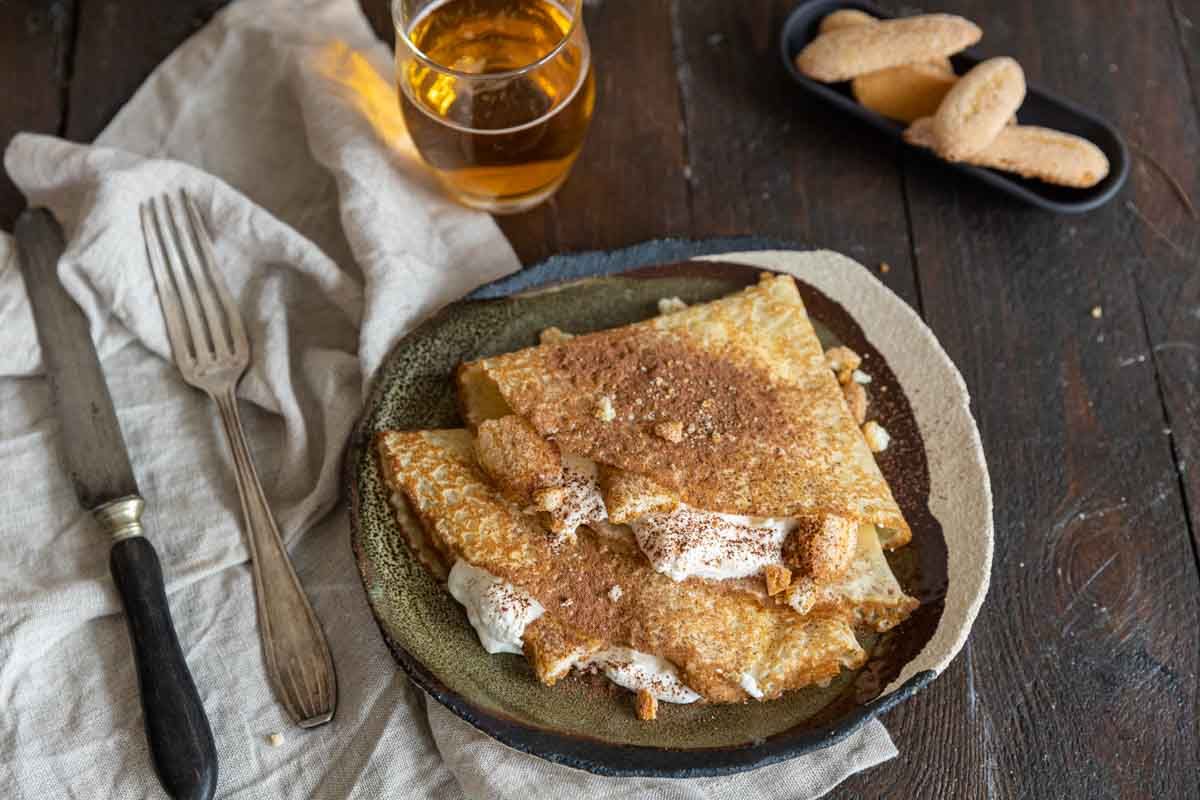 Des crêpes façon tiramisu pour une chandeleur gourmande